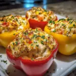 Crab and Shrimp Stuffed Bell Peppers