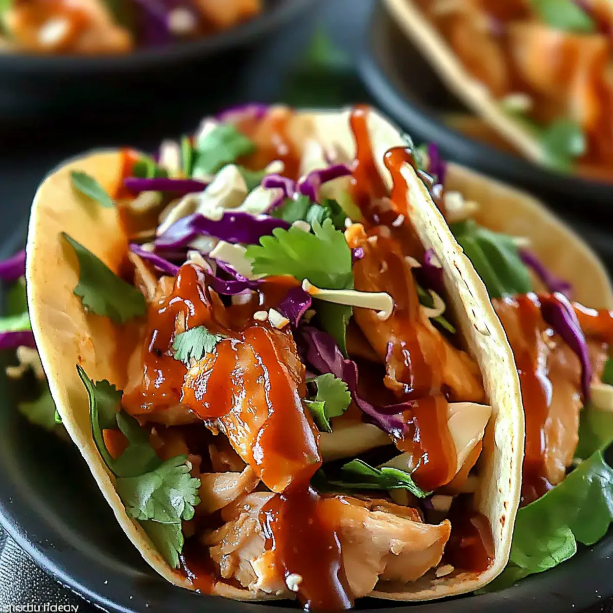 Crunchy Asian-Style Chicken Tacos