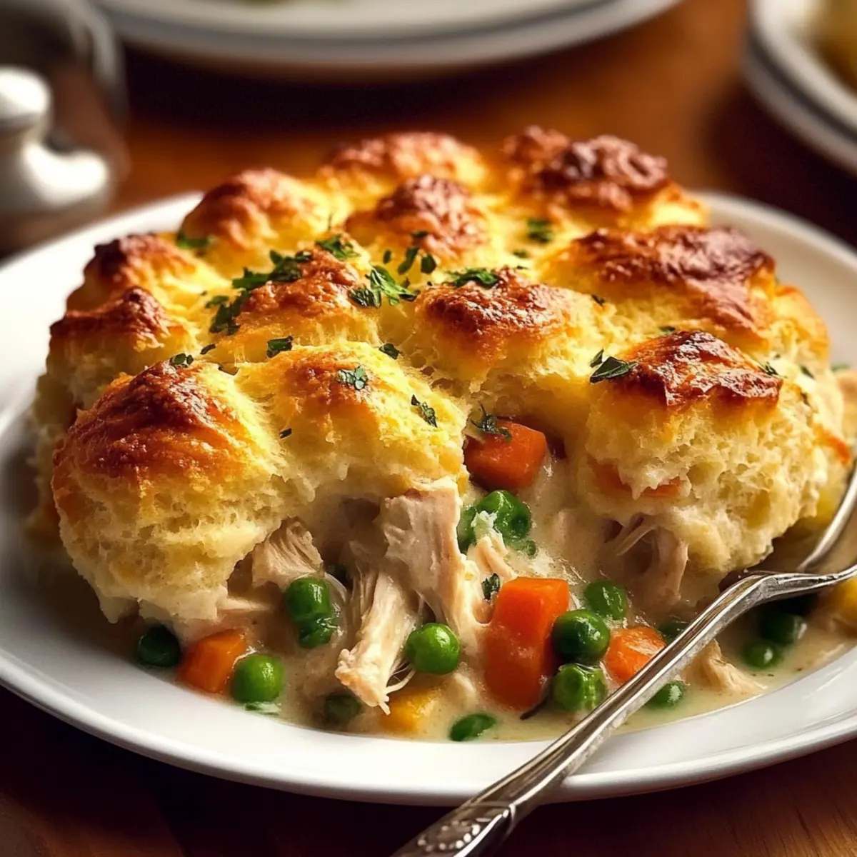 Delicious Chicken Cobbler Dinner Casserole Recipe