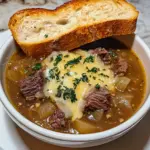 French Onion Beef Short Rib Soup