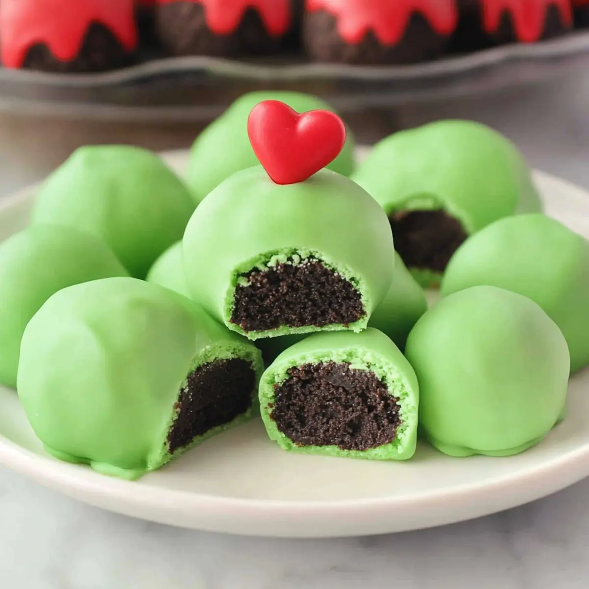 Grinch Oreo Balls