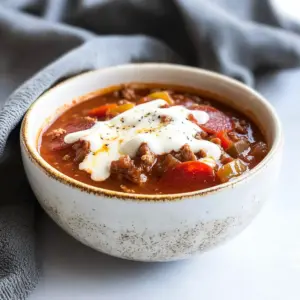 Hearty Pizza Soup