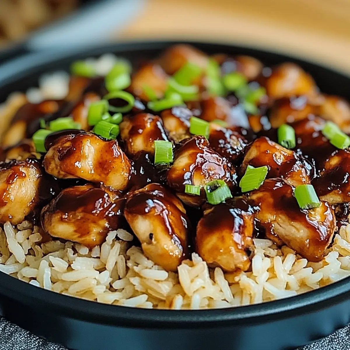 Honey BBQ Chicken Rice