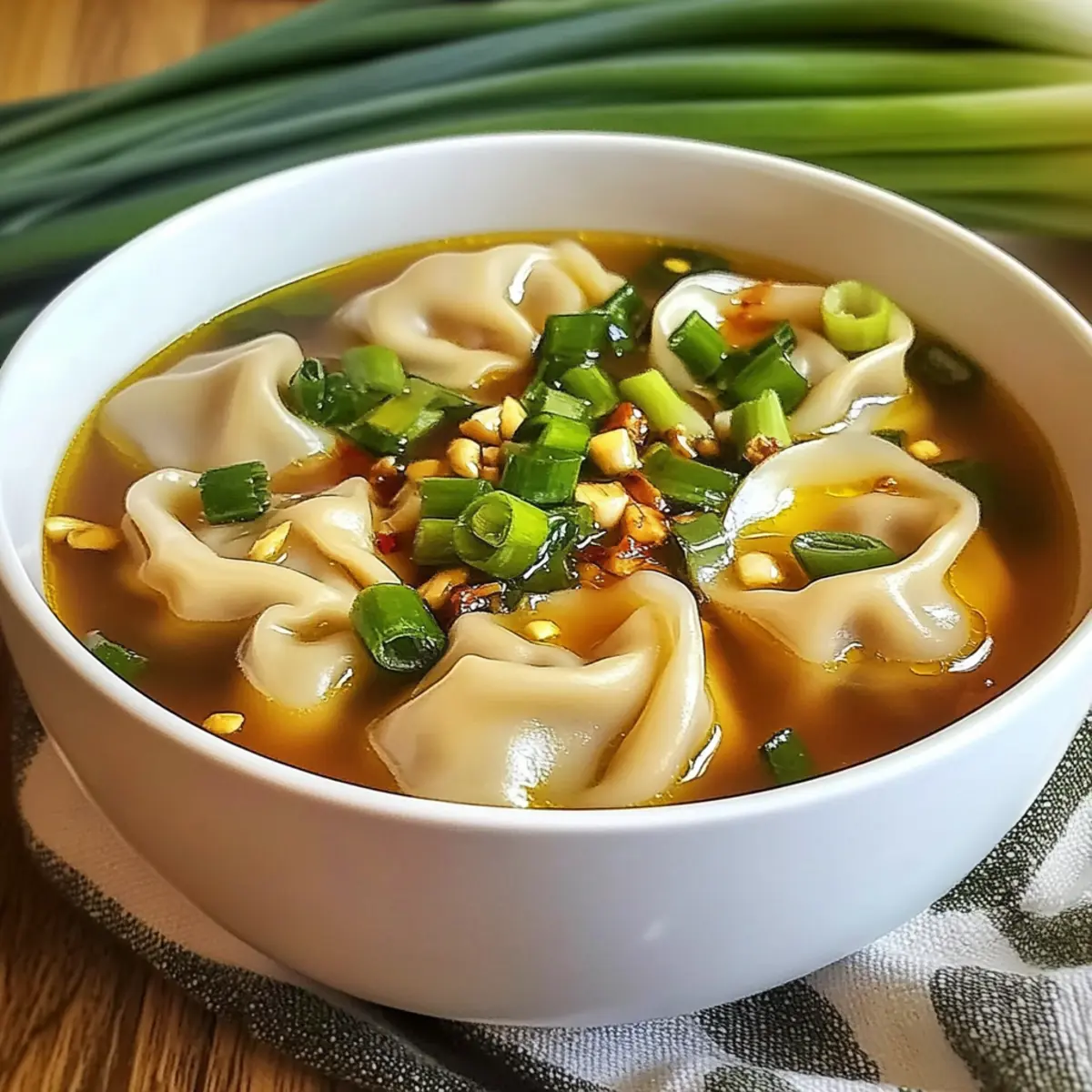 Quick & Easy Wonton Soup Recipe