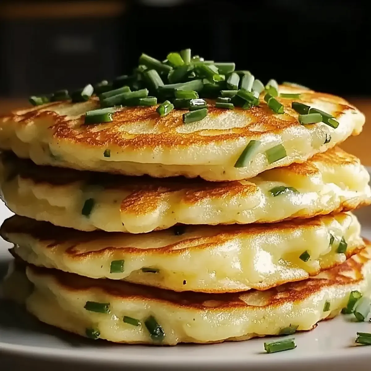 Cheese & Chive Pancakes
