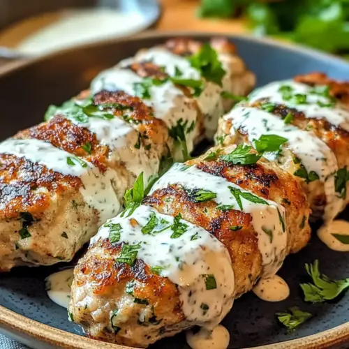 Chicken Kofta with Garlic Yogurt Sauce Recipe: A Must-Try!