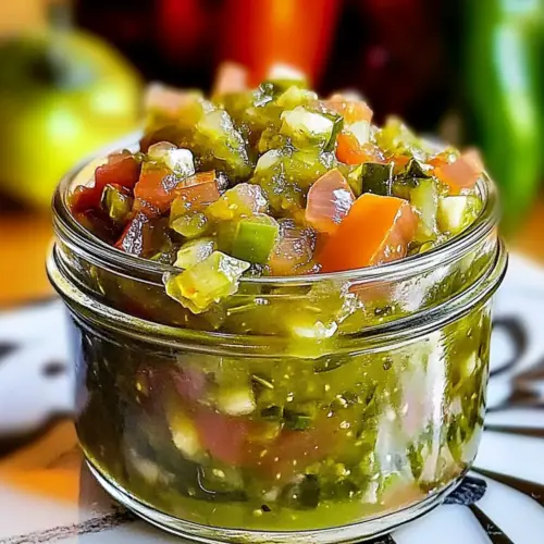 Green Tomato Relish (Canning Option)