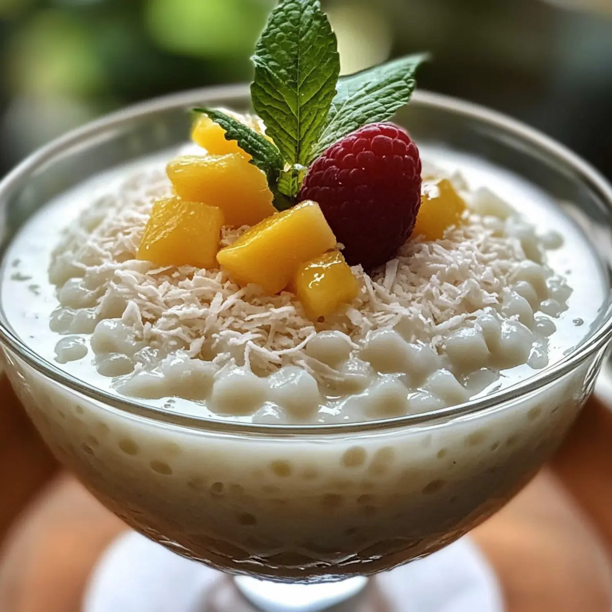 Healthy Coconut Tapioca Pudding Recipe