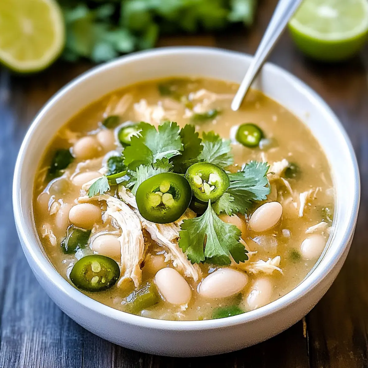 Easy Crockpot White Chicken Chili for Cozy Nights In