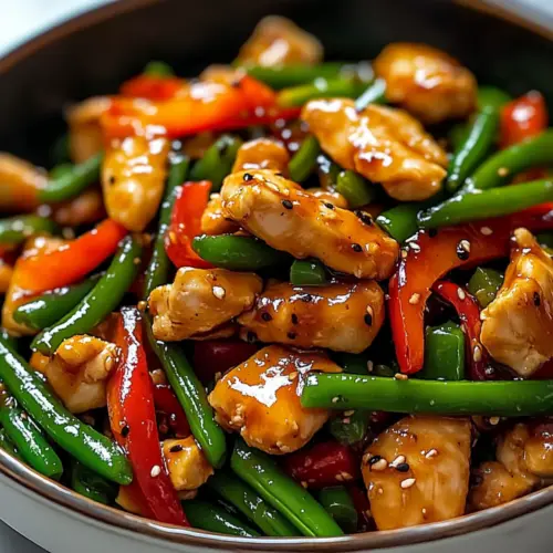 Green Bean Chicken Stir Fry Recipe