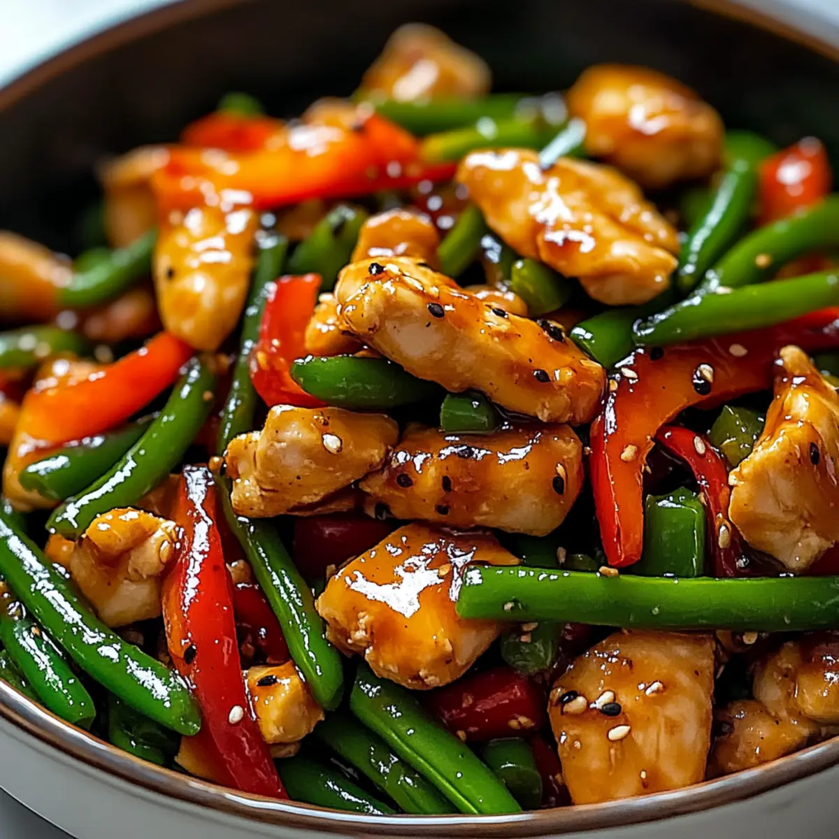 Green Bean Chicken Stir Fry Recipe