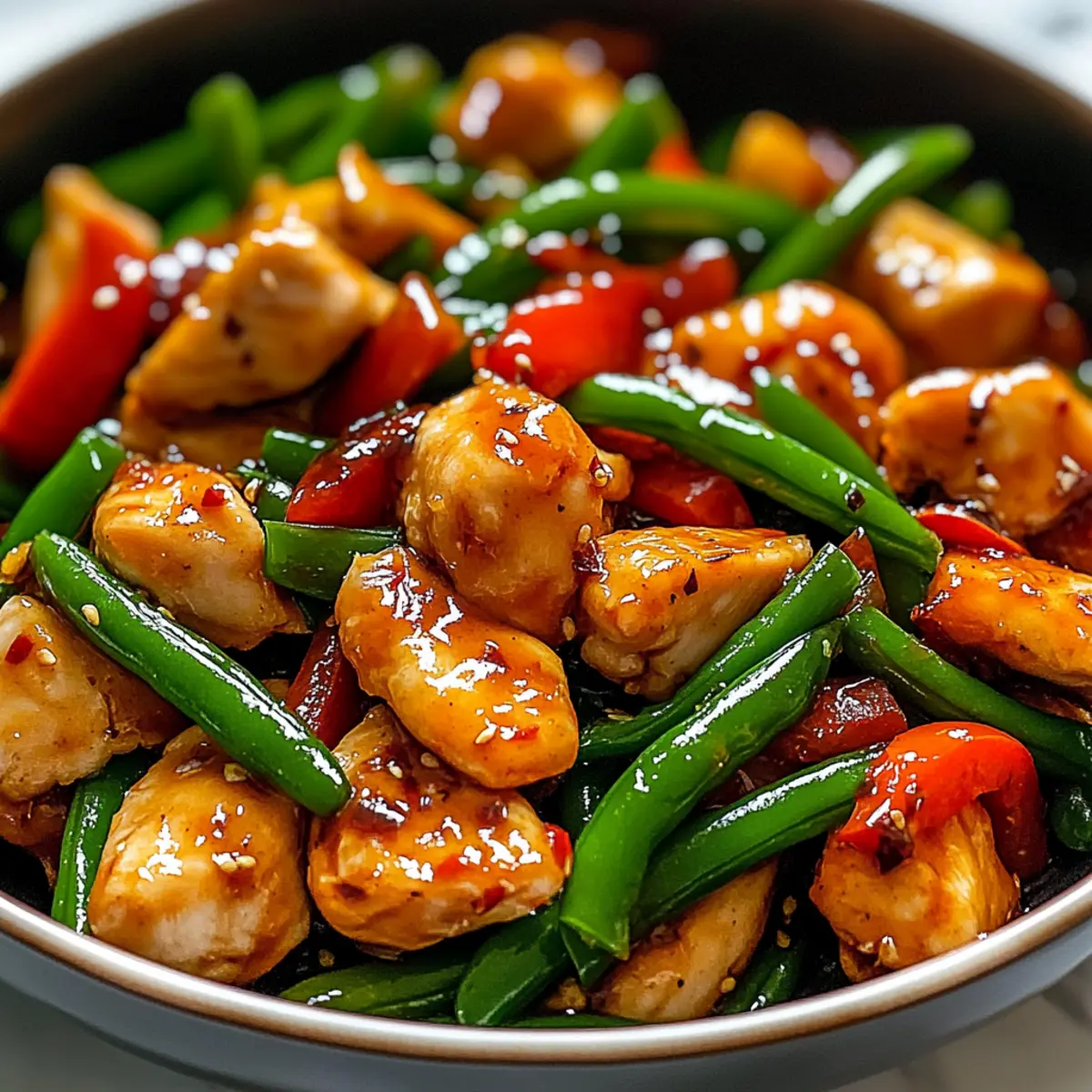 Green Bean Chicken Stir Fry Recipe