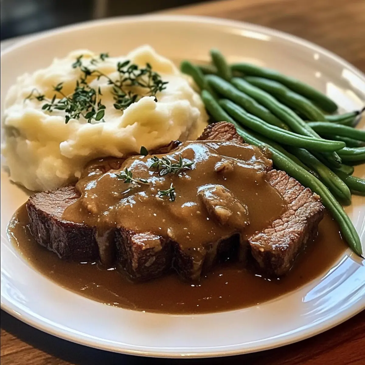 Crockpot Cube Steak with Gravy
