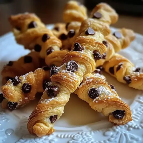 Chocolate Chip Cookie Dough Twists