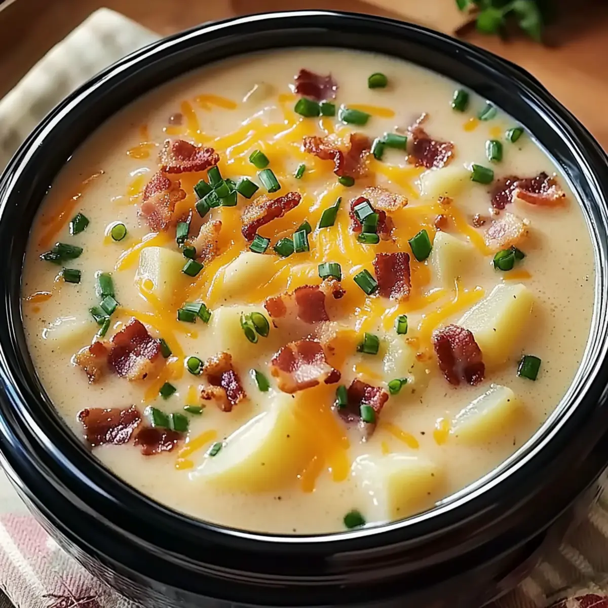 Crock Pot Crack Potato Soup