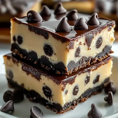 Easy Chocolate Chip Cheesecake Bars