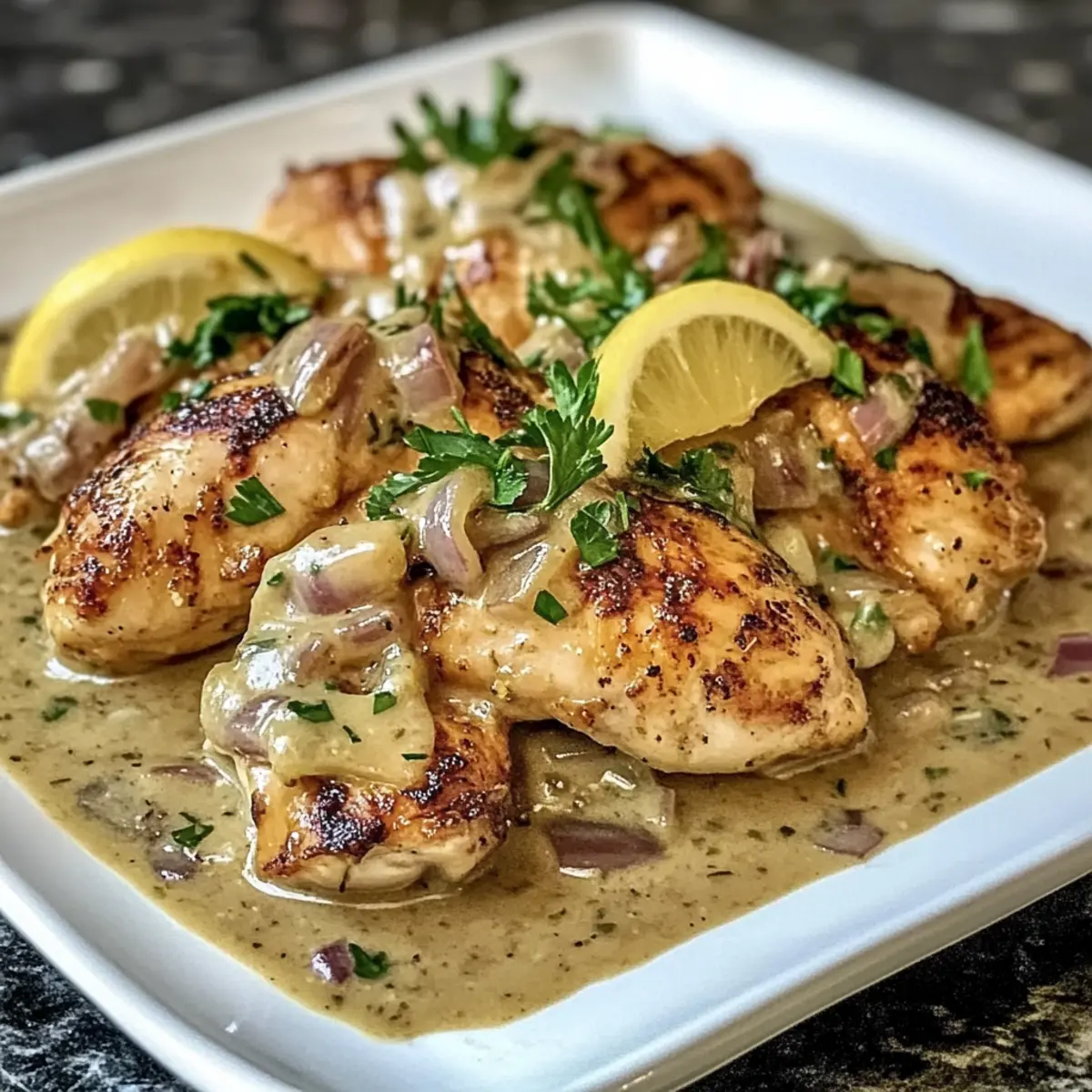 Lemon Shallot Chicken