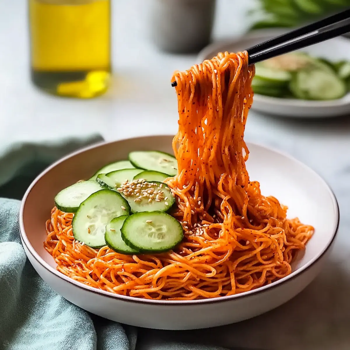 Bibim Guksu (Korean Spicy Cold Noodles) Recipe